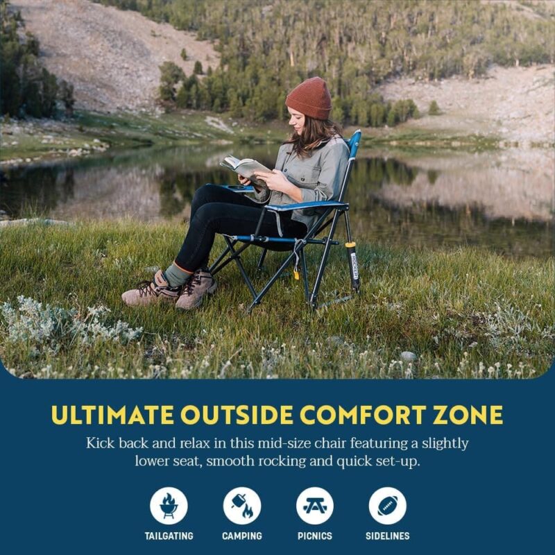 outdoor kickback rocker